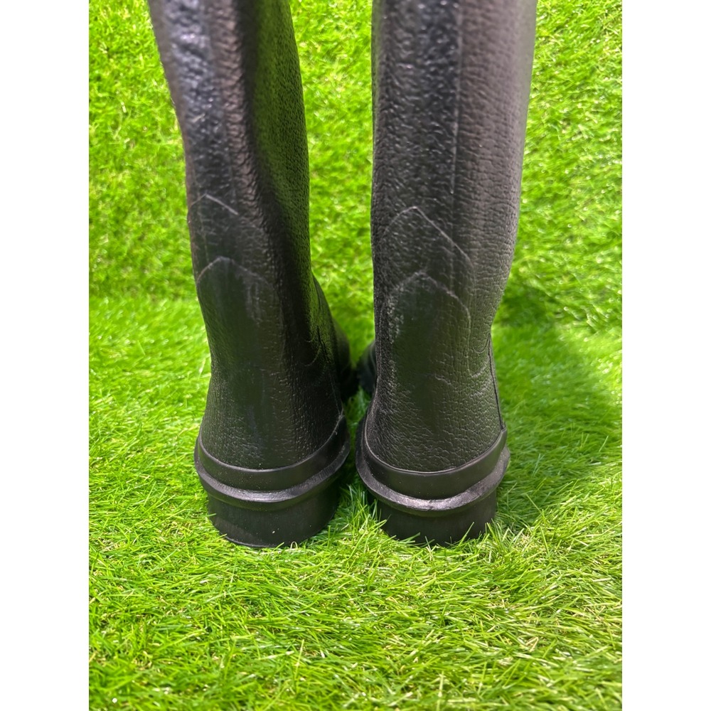 Vintage US‎ Royal Tempered Rubber Mens Tall Black Rain Work Boots Made in USA 7 - Picture 2 of 9